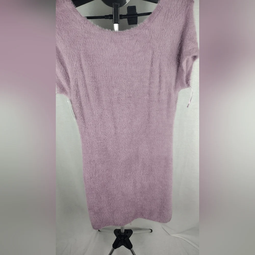 BP Fuzzy Purple Blouse Size 1X NWT - Picture 7 of 7